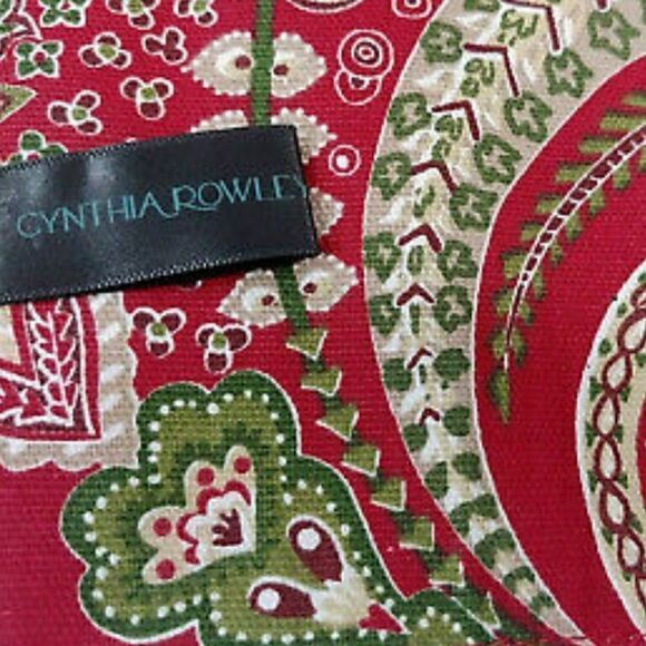 CYNTHIA ROWLEY PLACEMATS CHARGERS SET OF 7 - Picture 5 of 12